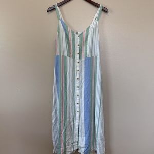 SO Multi Colored Midi Dress